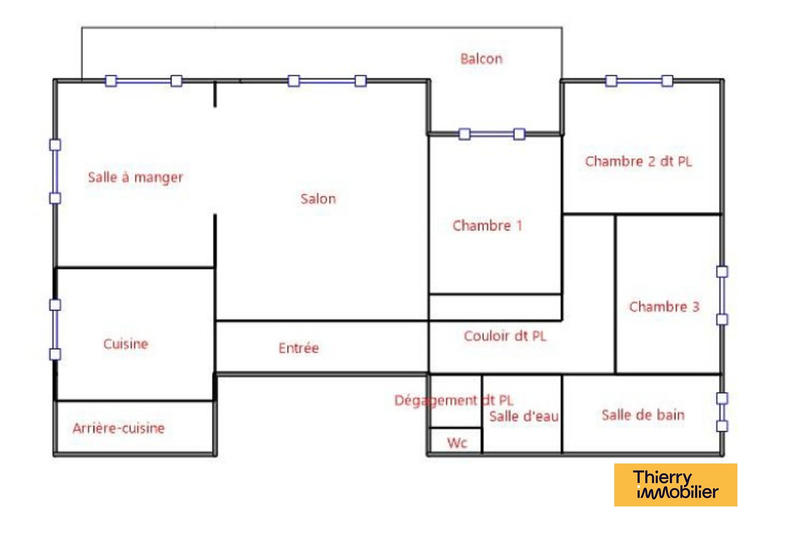 Appartement - 117 m² - 5 pièces