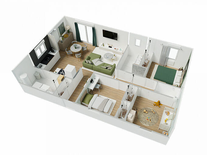 Maison - 75 m² - 5 pièces