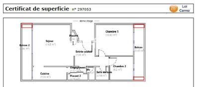 Appartement - 56 m² - 3 pièces