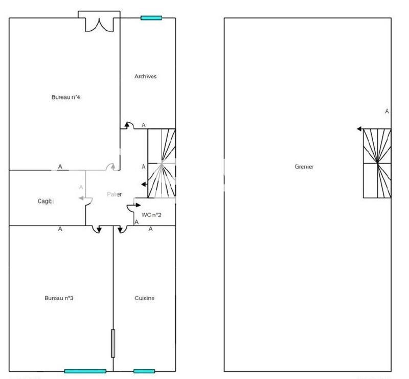 Local commercial - 120 m² - 5 pièces