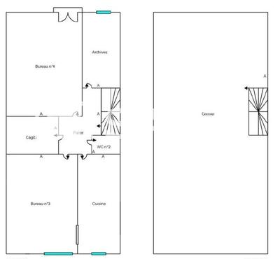Local commercial - 120 m² - 5 pièces