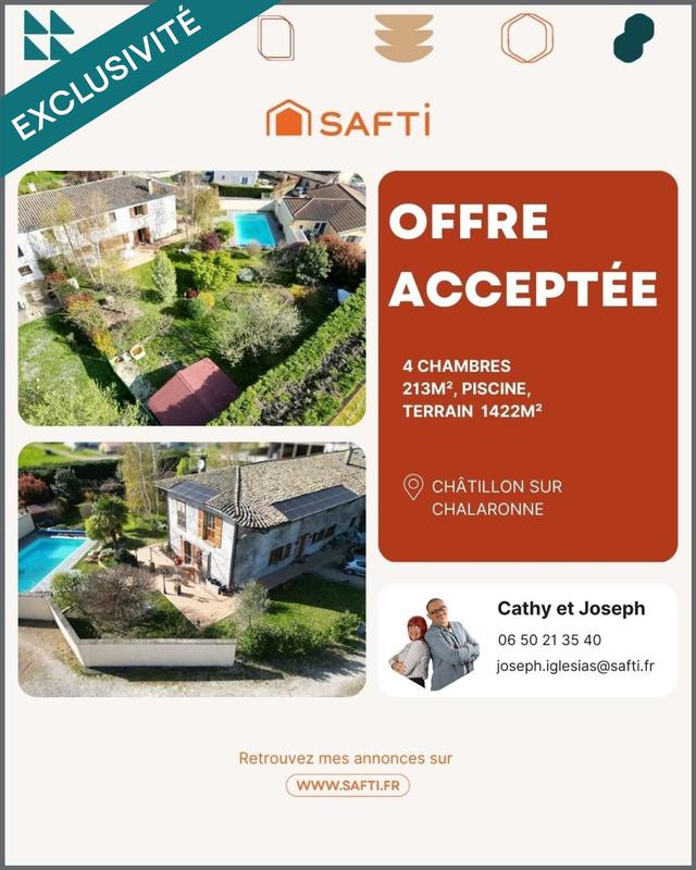 Maison - 213 m² - 6 pièces