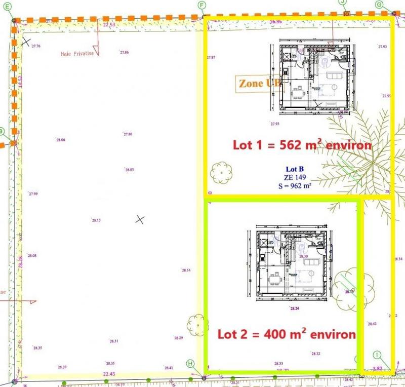 Terrain - 400 m²