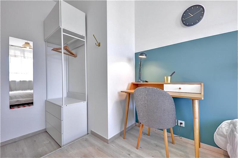 Chambre - 9 m² - 1 pièce