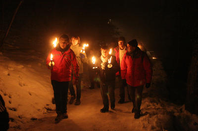 Réveillon aux flambeaux autour du Château