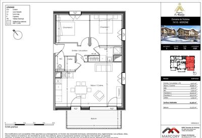Appartement - 62 m² - 3 pièces