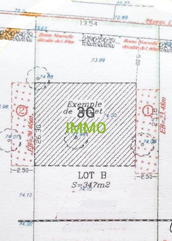 Terrain constructible - 347 m²