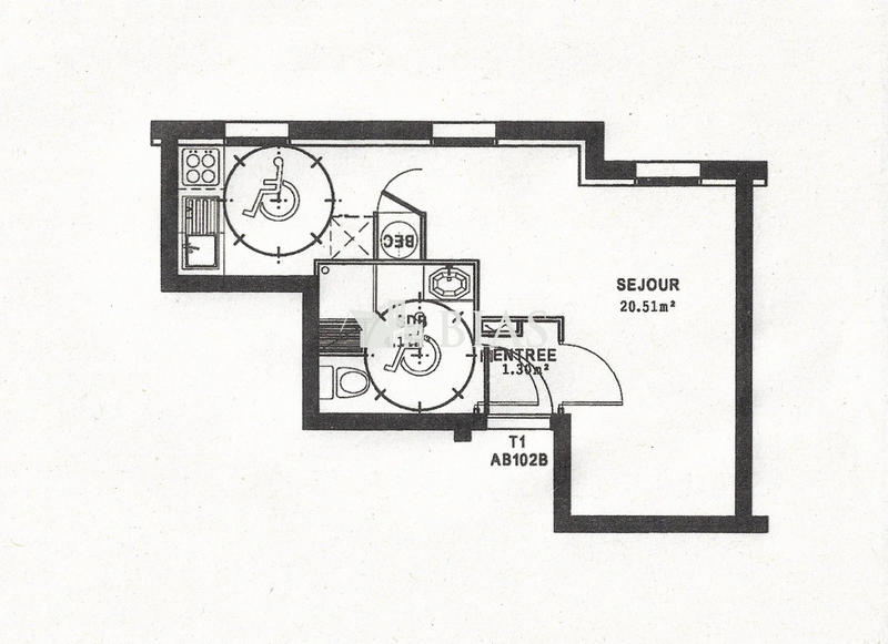 Appartement - 26 m² - 1 pièce