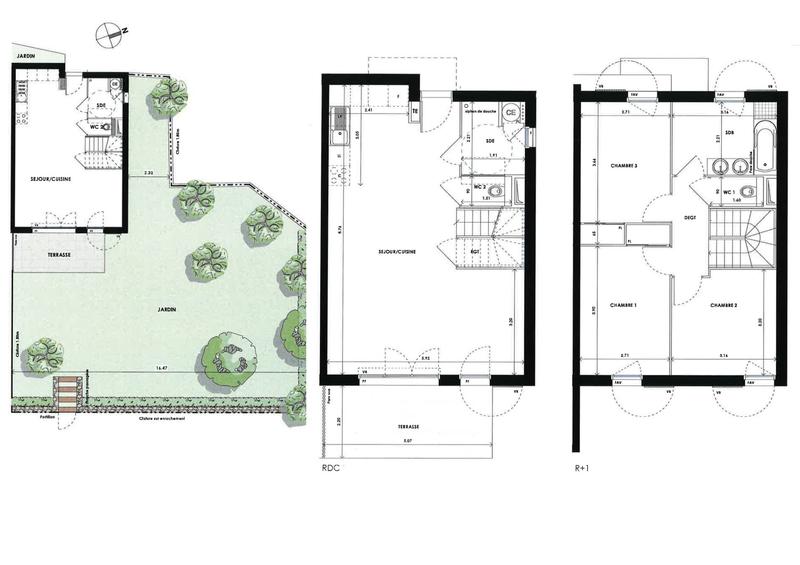 Villa - 90 m² - 4 pièces