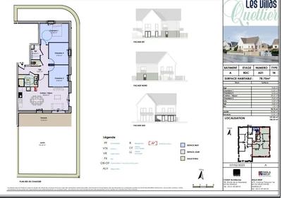 Appartement - 78 m² - 4 pièces