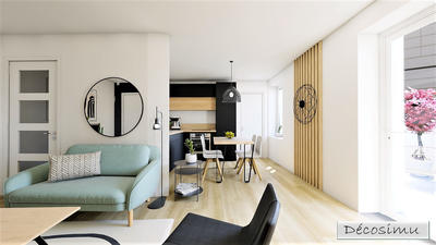 Appartement - 53 m² - 3 pièces