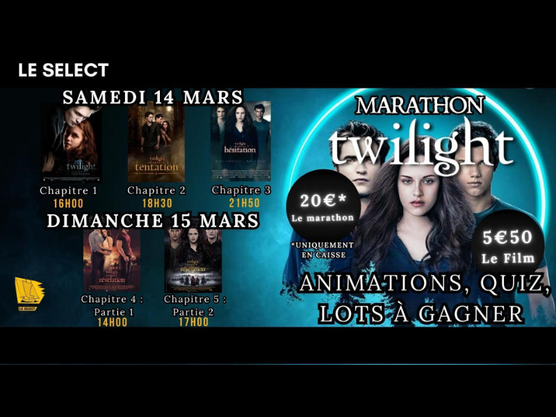 Les inoubliables : marathon Twilight