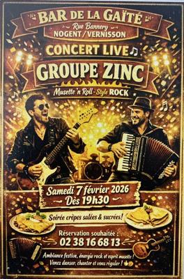 Concert Live - groupe zinc