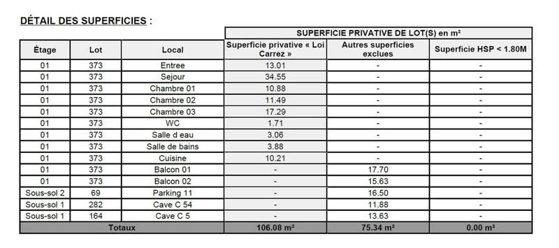 Appartement - 106 m² - 5 pièces