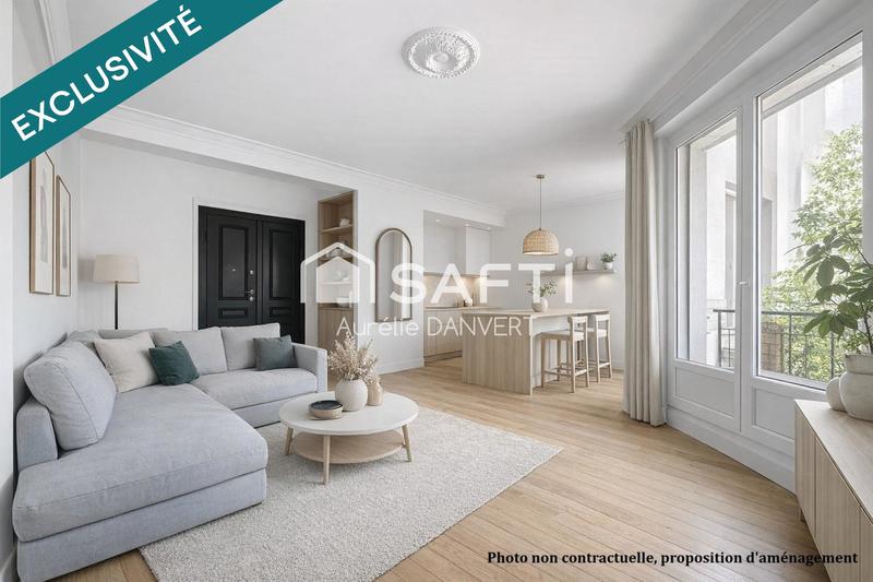 Appartement - 72 m² - 3 pièces