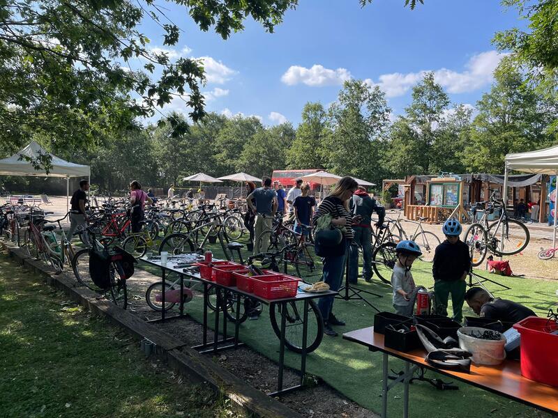 Bourse aux vélos à la cour carrée