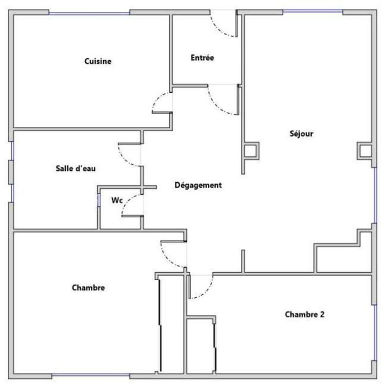 Maison - 92 m² - 3 pièces