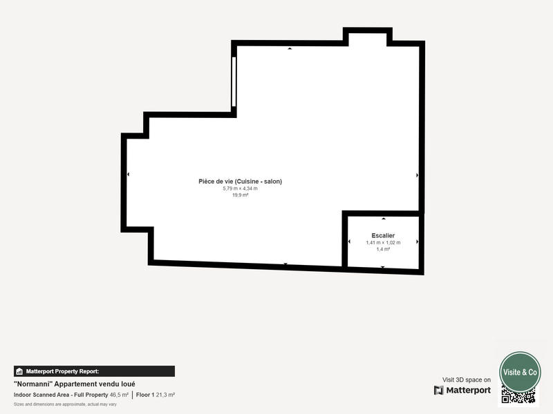 Appartement - 41 m² - 2 pièces