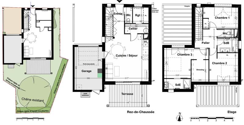 Maison contemporaine - 100 m² - 4 pièces