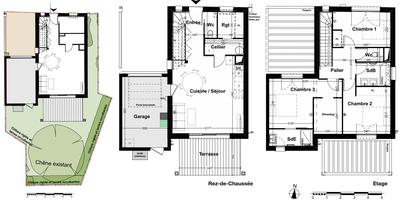 Maison contemporaine - 100 m² - 4 pièces