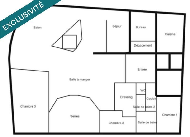 Appartement - 280 m² - 7 pièces