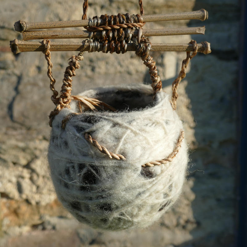 Stage de filage de laine  et stage de feutrage