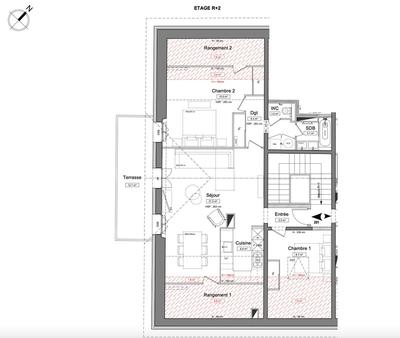 Appartement - 81 m² - 3 pièces