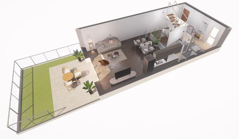 Appartement - 101 m² - 4 pièces