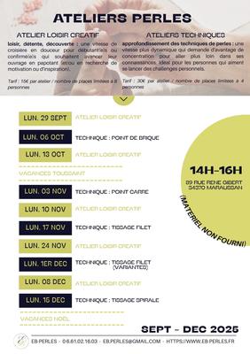 Ateliers Perles