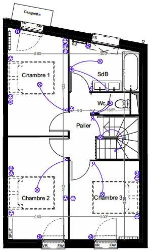 Maison contemporaine - 89 m² - 4 pièces