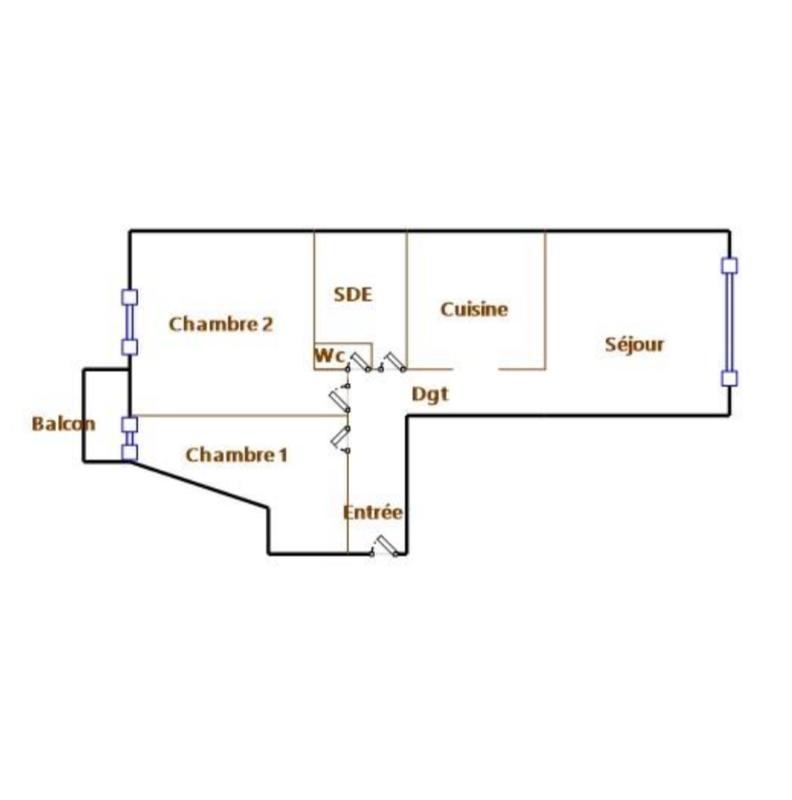 Appartement - 52 m² - 3 pièces