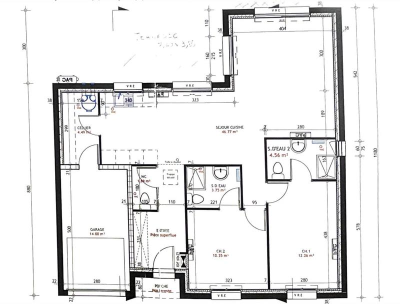 Maison - 86 m² - 3 pièces