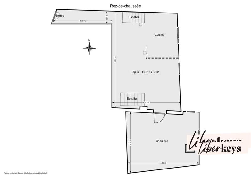 Appartement - 59 m² - 3 pièces