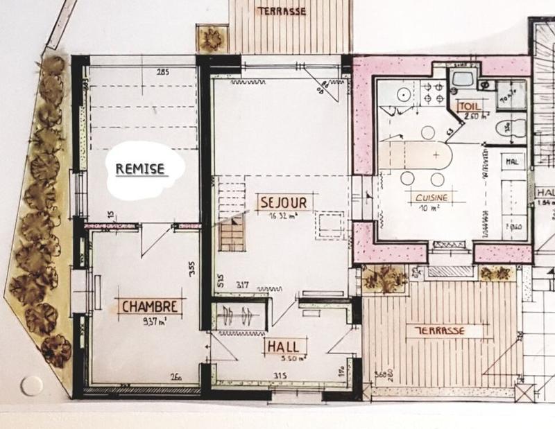 Appartement - 45 m² - 3 pièces