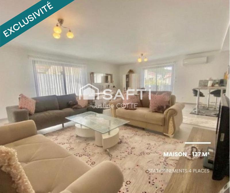 Maison - 137 m² - 4 pièces