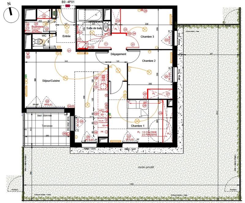 Appartement - 72 m² - 4 pièces