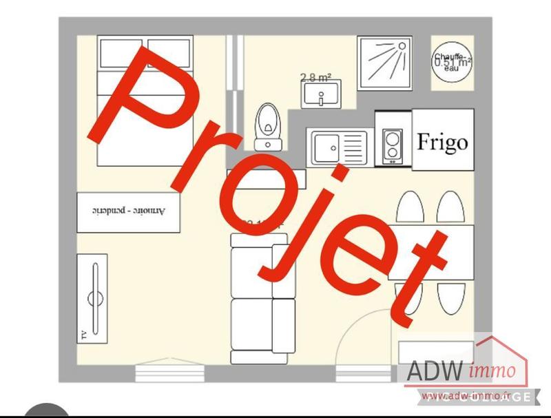 Appartement - 20 m² - 1 pièce