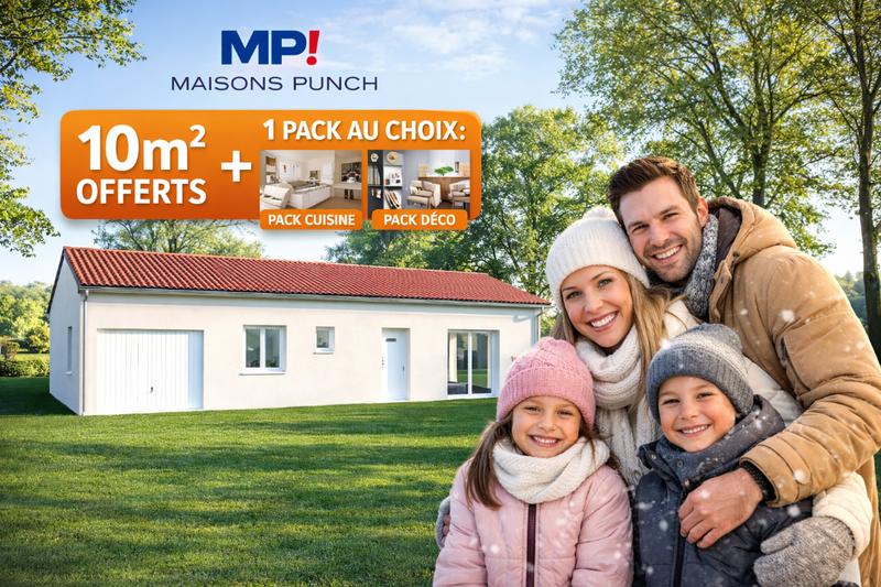 Maison - 90 m² - 4 pièces