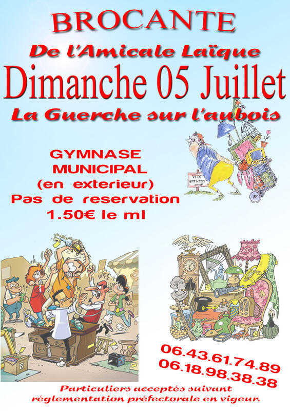 Brocante de l'amicale laique la guerche
