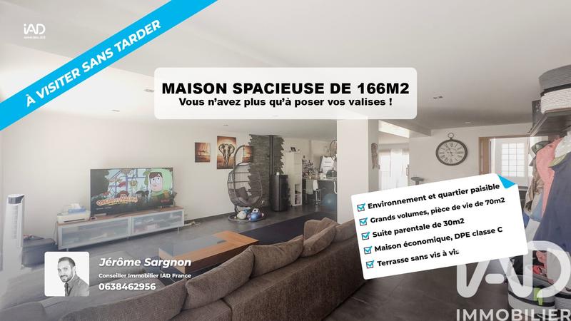 Maison - 166 m² - 6 pièces