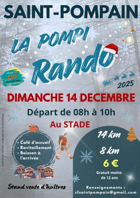 La Pompi'Rando de Noël : 3éme édition