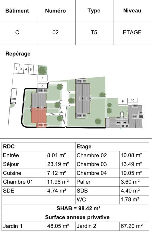 Maison traditionnelle - 98 m² - 5 pièces
