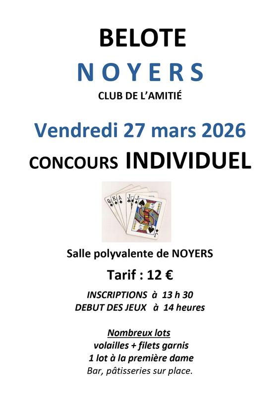 Concours de belote
