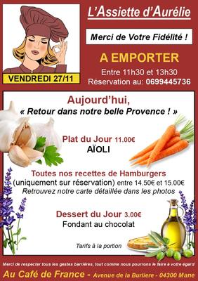 Brasserie le France - l'Assiette d'Aurélie