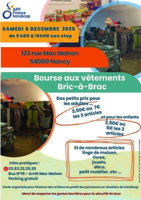Bourse aux vêtements - ressourcerie