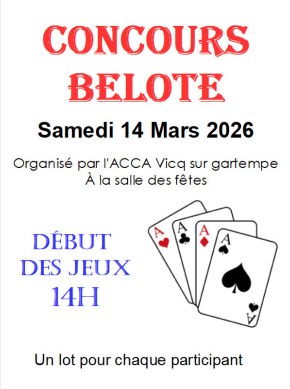 Concours de belote