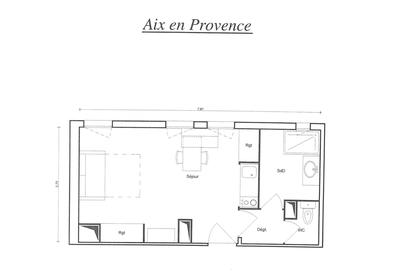 Appartement - 27 m² - 1 pièce