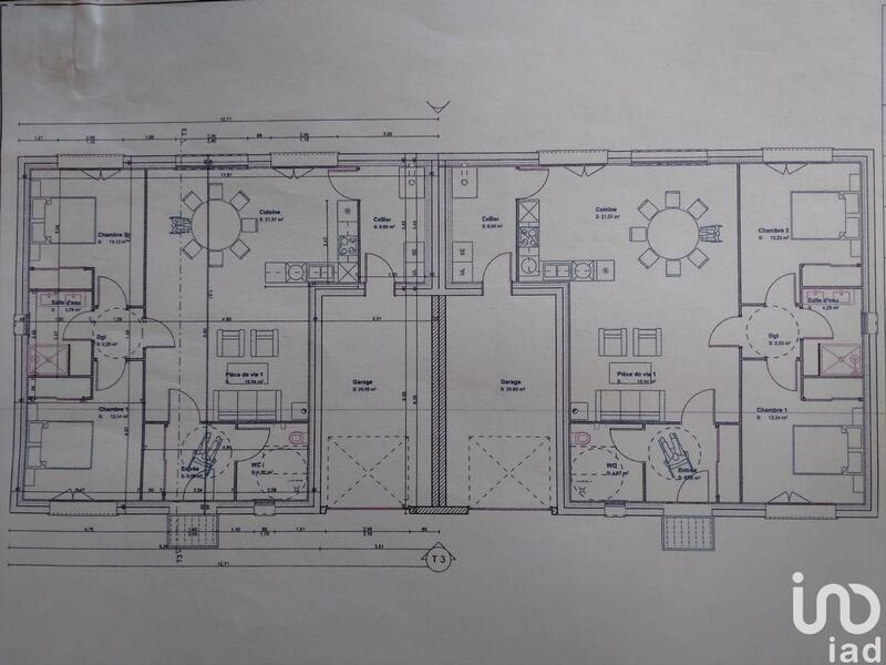 Maison - 94 m² - 3 pièces