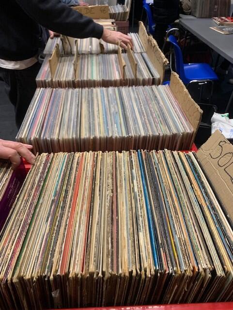 Vente de vinyles - disquaire day