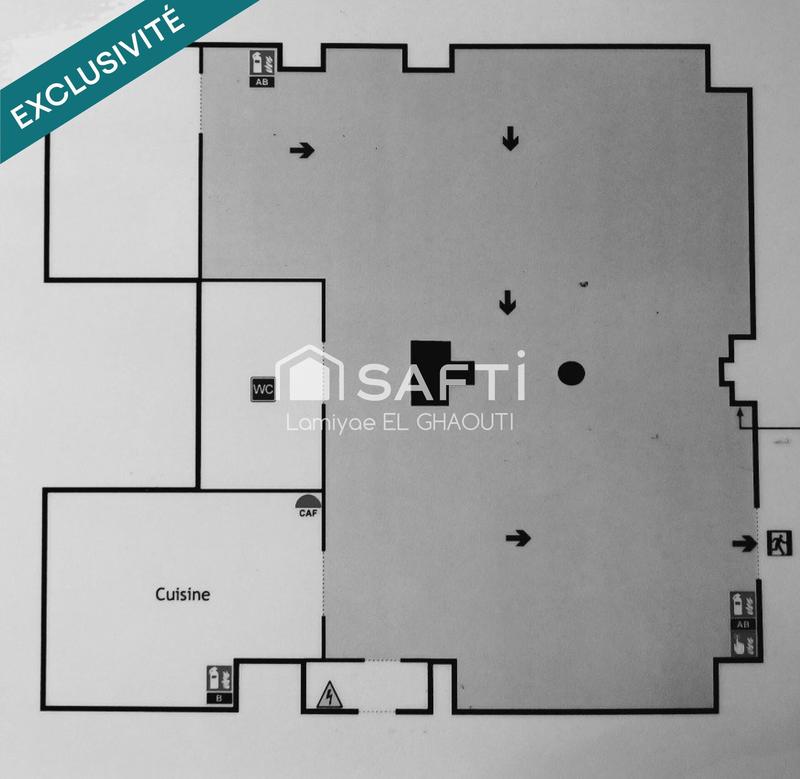 Local commercial - 60 m² - 1 pièce